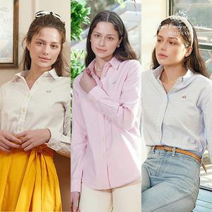[RCB POLO CLUB]RCB폴로클럽 여성 면스판 옥스포드 셔츠_PLLS211_W