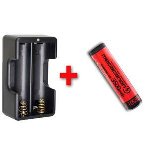 깜냥 2구 충전기+메가캐논 충전지 18650 3500mAh 배터리 1개