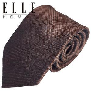 갤러리아 [ELLE HOMME] 엘르옴므 실크넥타이 - 올드머니 브라운 8cm