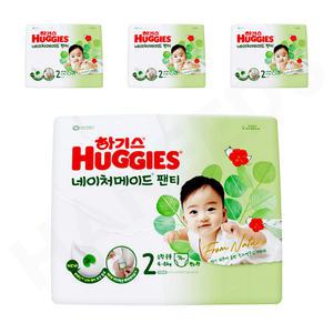 2024 하기스 네이처메이드 팬티형 2단계 공용 76매X4팩 소형 아기 기저귀