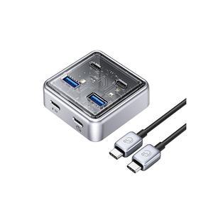 ORICO XHJ2U2C-G2-05 무전원 4포트 USB 3.2 허브 USB-C 허브 HUB 유전원 겸용 50CM