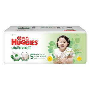2024 하기스 네이처메이드 밴드 5단계 특대형 공용 34매 3팩