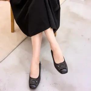 [제이시]제이시 발편한 고무창 4cm 통굽 여성 정장구두 K184