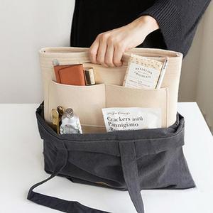 가방속 정리 펠트 포켓 분리수납 경량 이너백 숄더백 봄사계절스타일링 미니백