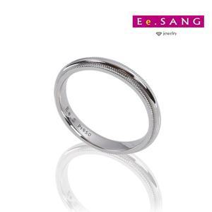 [이상주얼리]밀그레인 백금 반지 3mm_pt950
