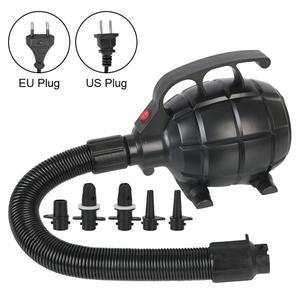 휴대용 전기 공기 펌프 가정용 캠핑 도구 에어 베드 팽창 220V 600W 압축기 EU/US 플매트 카펫 매트 러그
