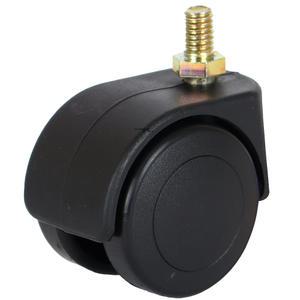 HK 의자바퀴 휠타입(쌍바퀴) 50mm 볼트(3/8) 일반형 / 책상 장식장