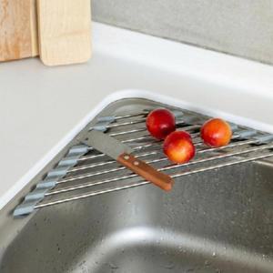선반 코너선반 모서니 건조대 거치대 롤매트 건조매트 삼각롤 싱크대 간이 삼각 매트