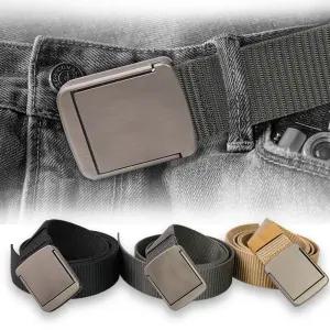 대경몰 미니멀 버클 밀리터리 벨트 원터치 알루미늄버클 38미리 광폭 케쥬얼 남성 정장 군용 작업복 강력한  탄띠 전술