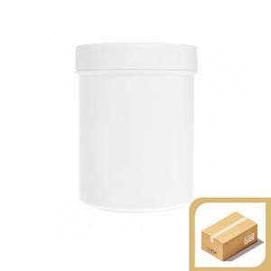 크림용기 화이트 500ml + 화이트캡 + 리드 포함 1박스 112개 화장품 용기
