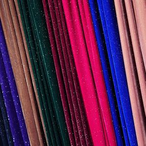 실버원단 50X140Cm 밝은 벨벳 패브릭 천으로 짠 반짝 이는 아름다운 DIY 수공예품 쥬얼리 재봉 재료 디자이