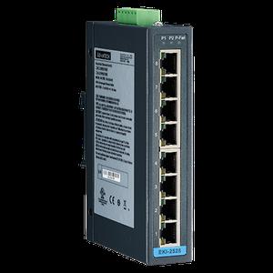 어드밴텍 EKI-2528-BE 5/8포트 고속 산업용 언매니지드 이더넷 스위치 허브