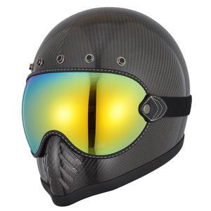 Shoei Ex Zero 헬멧용 오토바이 바이크 헬멧 실드 바이저 Bell Moto 3 레트로 김서림 방지 변색 고글