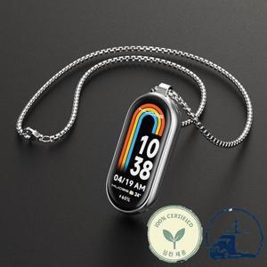 미밴드 10 9 8 7 6 5 4 3 스마트 팔찌용 목걸이 메탈 장식
