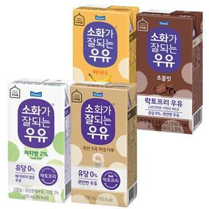 매일 소화가잘되는우유 락토프리 190ml(바나나6+초콜릿6+저지방6+미숫가루6)