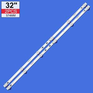 2개 6LED 574MM 백라이트 바 HL-00320A30-0601S-03 A1 2*6 JL.D 32061330 -006AS-M -006GS-M_V01 32M