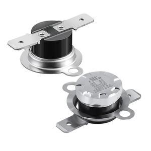 Awozkcd UL/CUL KSD301 125V 16A 열 스위치, 일반적으로 닫힌 N.C. 80 C/176 F 꺼짐 및 60 C/140 F 켜짐 스냅 액션 바이메탈 온도 조절기, 자동 리셋 전자레인지 온도 조절기, 2개