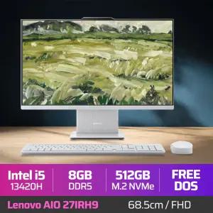 레노버 일체형PC 아이디어센터 27IRH9 인텔 i5/8GB/512GB/FD 올인원 컴퓨터 F0HM00MUKR (한컴 증.정)