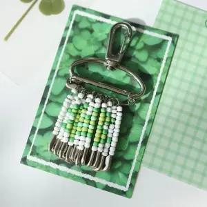 미니 비즈발 키링 만들기 세트 시즌2 PIN 키트 네잎클로버 DIY 클로버 (WFJF8WU)