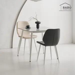 [/착불배송] 페트릭 800 양면 포세린 세라믹 2인 식탁 세트 (식탁+의자2)