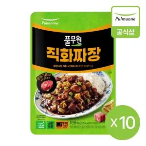 풀무원 직화짜장 덮밥소스 180gX10개