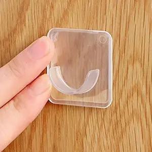 커튼봉 압축봉 고정용 스티커 홀더 무타공 2개입