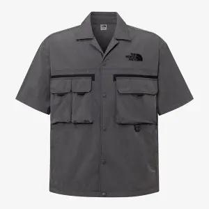 [노스페이스] [노스페이스 공식] NH8SR01J 화이트라벨 쉘던 반팔 샤켓_DARK GRAY