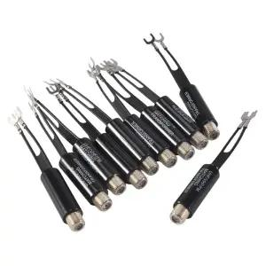 UHD안테나 TV 실내 지상파 수신기 10 개 UHF VHF FM 75-300 Ohm 안테나 어댑터 매칭 변압기 동축 케이블-Y4