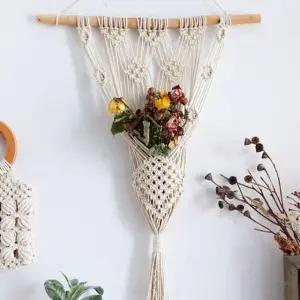 플랜트행거 드리프트 만들기 diy 키트 마크라메 재료 서양 매듭 홈카페꾸미기 공예 월행잉 인