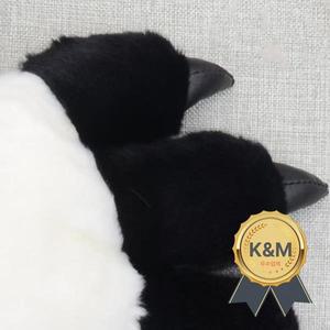 귀여운 시뮬레이션 팬더 발 플러시 장갑 솜털 동물 인형 장난감 패딩 손 따뜻하게 할로윈 코스프레 의상 장