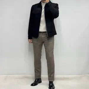 남성FW 블랙 비건레더 스웨이드가죽자켓WSY5-UA20-ABK