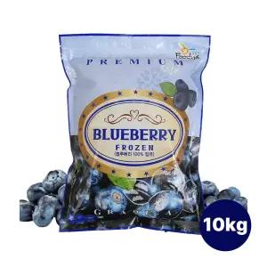 산들네이처 블루베리 냉동과일 냉동블루베리 칠레산블루베리 10kg (1kg x 10봉)