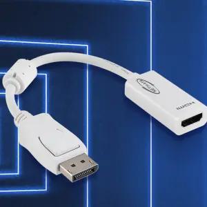 DP출력단자 HDMI모니터 TV연결 무전원 DPtoHDMI 컨버터