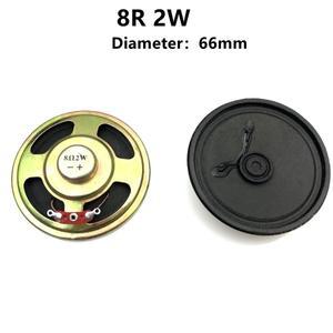 2X 8R 2W 66MM 직경 종이 콘 스피커 8옴 2와트 미니 소형 스피커/사운드 시스템