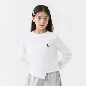 더데이걸 HC37 언발절개타이포긴팔티 THE DAY GIRLS 여아 주니어 아동복 TGLA25101