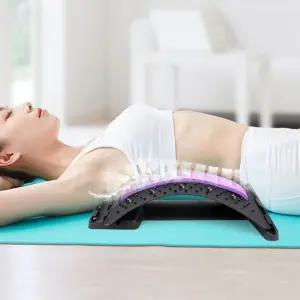 굽은등 허리 목 스트레칭 기구 패드 척추건강