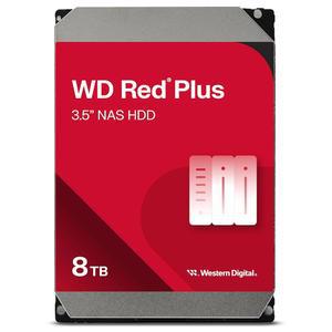웨스턴 디지털 8TB WD 레드 플러스 NAS 내장 하드 드라이브 HDD - 5640 RPM, SATA 6Gb/s, CMR, 256MB 캐시, 3.5인치 WD80EPX