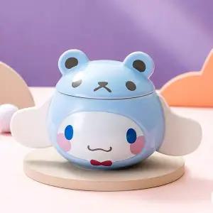 [골드스마일]시나모롤 프렌즈 입체 뚜껑 머그컵 410ml