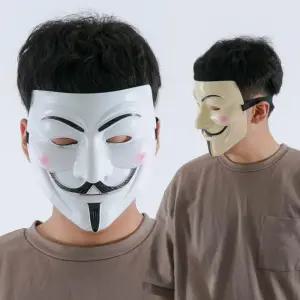 할로윈 파티 브이포벤테타 플라스틱 기본 가면 스튜디오 코스프레 기념촬영