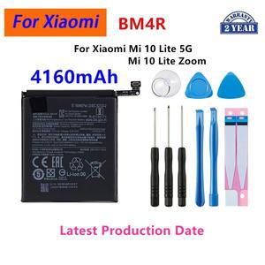 샤오미 10 라이트용 BM4R 4160mAh 배터리 5G 줌 폰 교체 및 도구 신제품