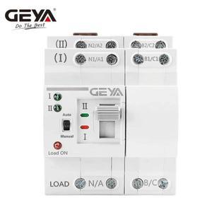 GEYA G2R Din 레일 2P 4P ATS 이중 전원 자동 전환 스위치 전기 선택기 무정전 63A 110V 220V