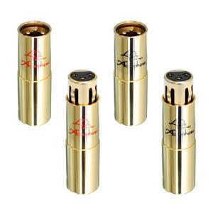 Accuphase XLR 커넥터  구리 금도금 오디오 케이블 플러그 하이엔드 암수 캐논 호환 잭 고