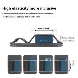 Magsafe DAC Pocket Storage Case Double-pocket PU Magnetic Headphones Elastic Portable Bag for Dignis