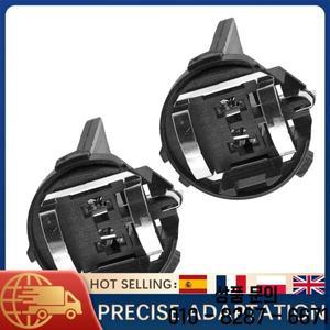 2PCS H7 헤드라이트 전구 소켓 리테이너 홀더 어댑터 폭스바겐 호환 골프 제타 파사트 티구안 시로코 투란