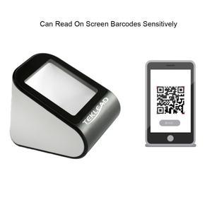 휴대폰용 QR 코드 스캐너, 전자 티켓 1D 2D 리더, 유선 USB, 심플한 디자인