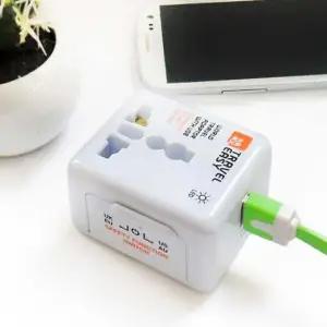 WBT_ USB고급일체형 멀티아답터 여행 여행용 아답터 일체형 플러그 USB 충전기