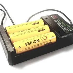USB 3구 18650 리튬 이온 건전지 충전기 1개
