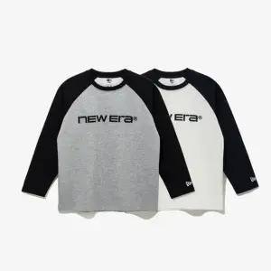 [갤러리아] 뉴에라키즈 에센셜 로고 래글런 롱 슬리브 2팩 (14863855)