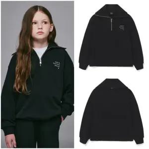 [갤러리아] [블루테일]AZH8TS01BK 블랙 스트링 기모 하프집업