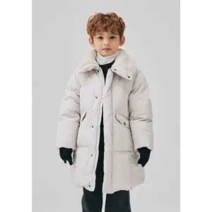 [갤러리아] 빈(BEEN) BZ63JP02IV 아이보리 퍼 배색 다운 점퍼